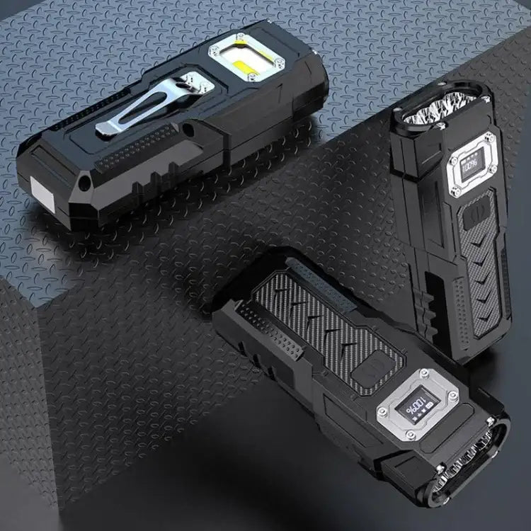 Mini Nyckellampa Magnet med LCD Display