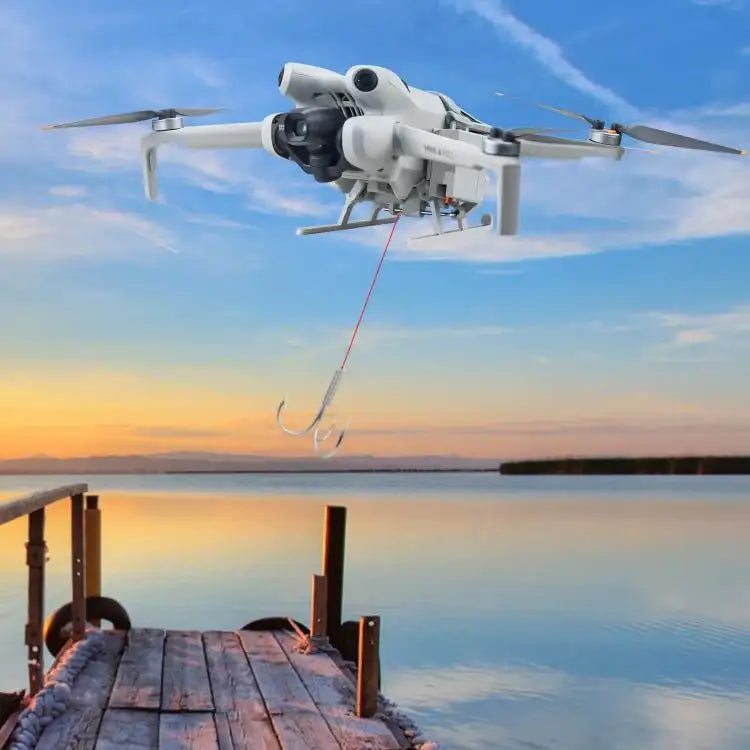 DJI Mini 4 Pro Airdrop System med USB-laddning. Drönartillbehör för smidiga leveranser.