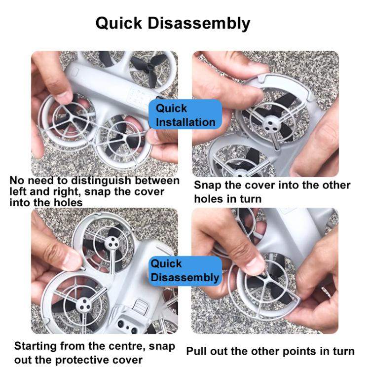 For DJI Neo CQT Blade Protector Propeller Integrated Shock Absorbing Bumper Ring - Action King