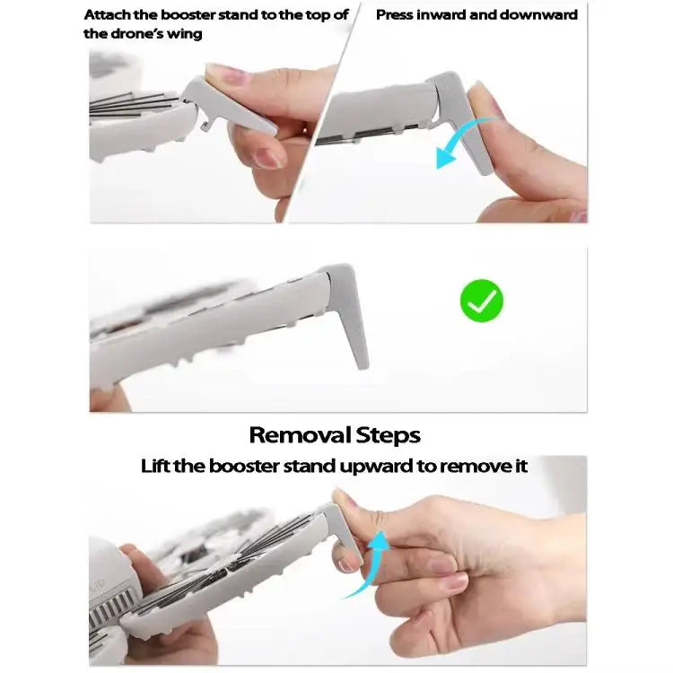 For DJI Flip Drone Landing Gear Height Enhancement Rear Stand Gimbal Protector Bracket Accessories - Action King