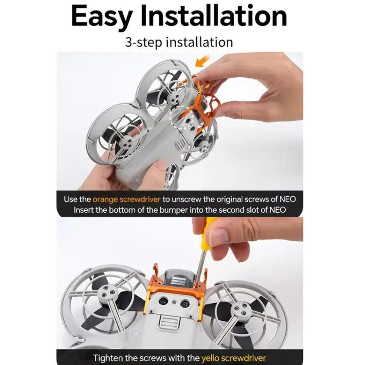 For DJI Neo RCSTQ Aluminum Alloy Crash Bar Convenient Quick Release Protective Stand - Action King