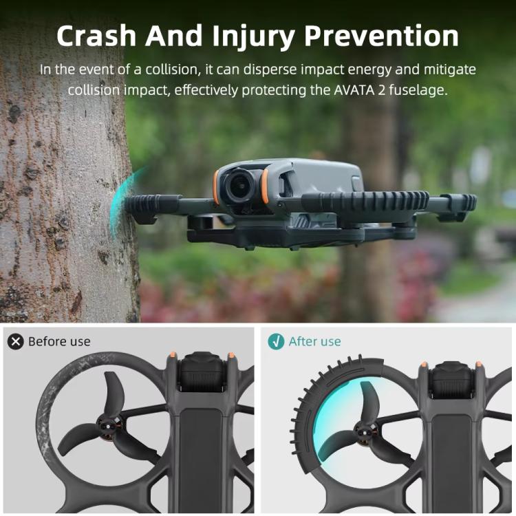 Avata 2 -suojarenkaat optimaaliseen droonien turvallisuuteen