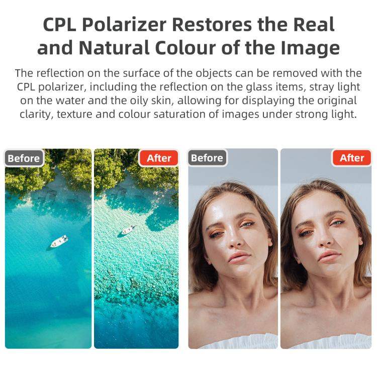 DJI Flip aMagisn -suodatinlinssi drone-valokuvaukseen