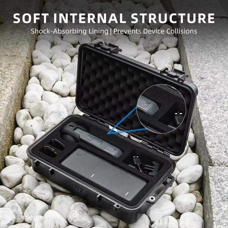 For Insta360 X5 Camera Flymile Portable Protective Hard Case Waterproof Shockproof Travel Carrying Storage Box - Action King