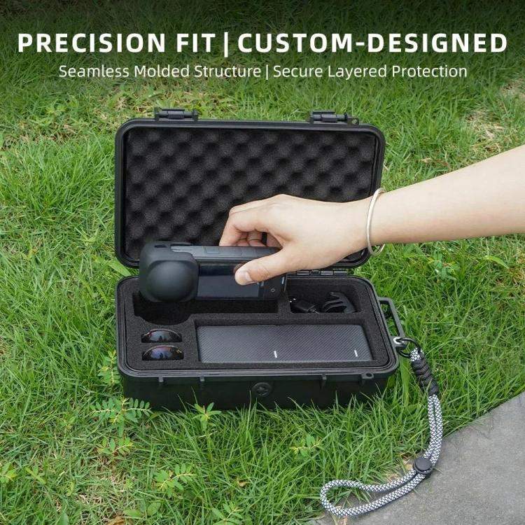 For Insta360 X5 Camera Flymile Portable Protective Hard Case Waterproof Shockproof Travel Carrying Storage Box - Action King