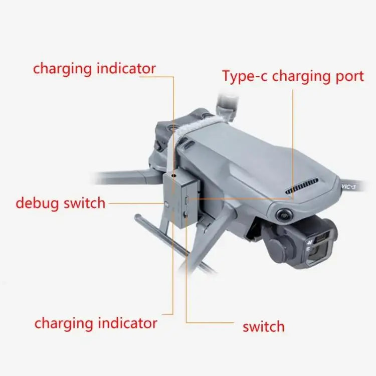 For DJI Mavic 3 Drone YX Airdrop System Rechargeable Thrower Load 500g - Action King