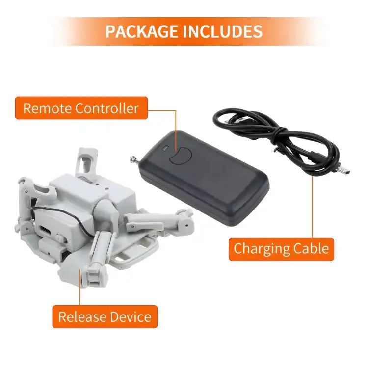 For DJI Mini 3 Pro / Mini 3 Drone YX Airdrop System Rechargeable Thrower Load 200g - Action King