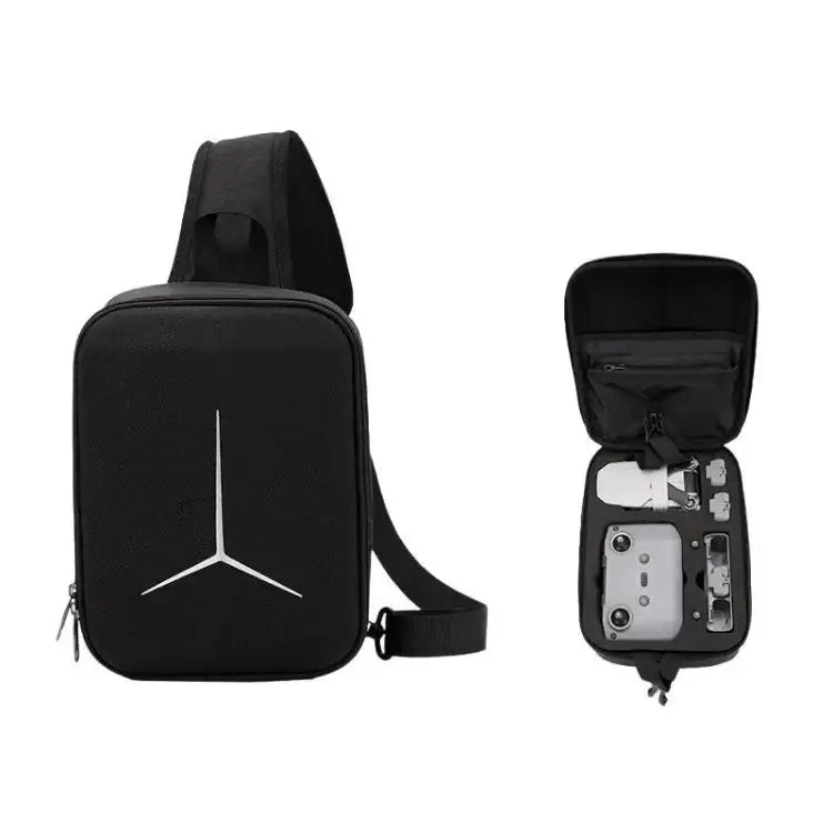 For DJI Mini 2 / 2 SE / 4K Fly More Combo BKano M4K-004 Hard Shell Portable Chest Bag Crossbody Backpack - Action King