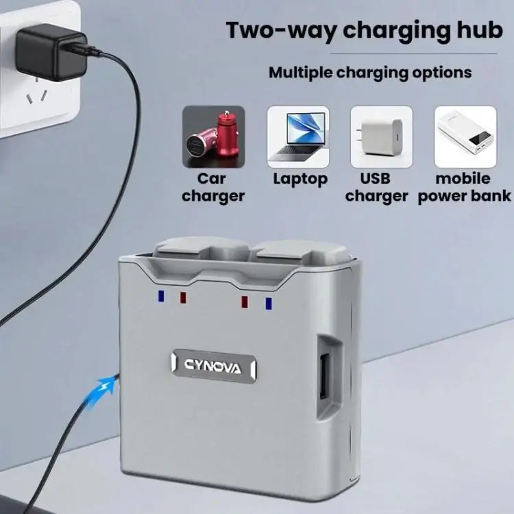 DJI Mini 2 / 2 SE / 4K CYNOVA - CYNOVA Double Charging Hub DJI:lle
