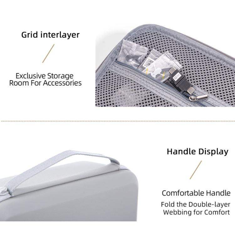 Förvaringsväska i PU för DJI Mini 5 Pro och RC 2 – skyddar och organiserar din drönare effektivt.