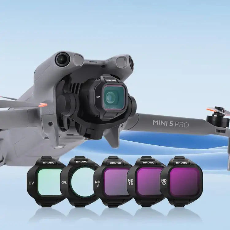 Kamerafilter för DJI Mini 5 Pro BRDRC Drone, CPL ND/PL filter för förbättrad bildkvalitet