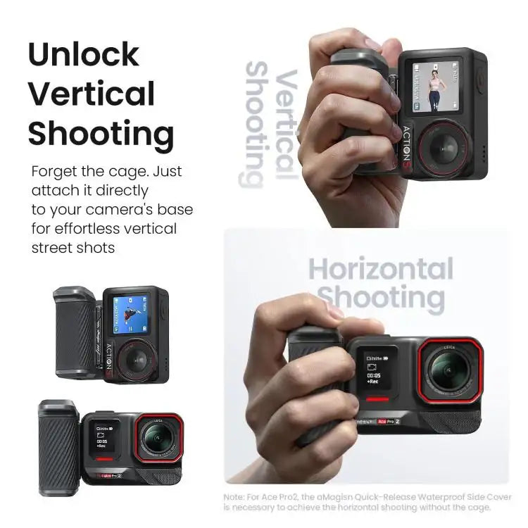 Kamerakahvat action-kameroille – optimaalinen vakaus