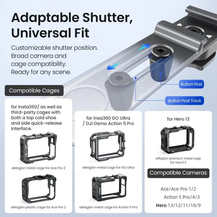 Kamerakahvat action-kameroille – optimaalinen vakaus