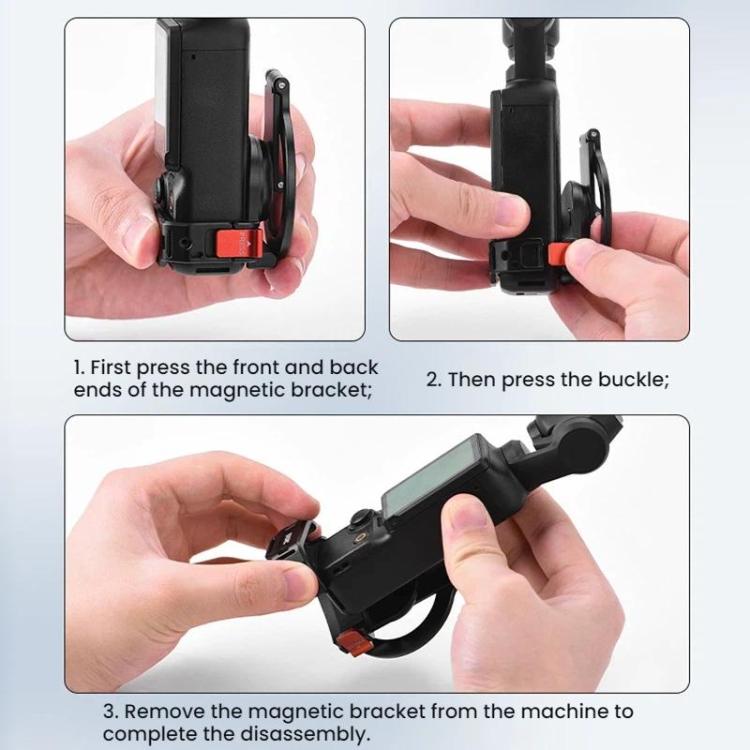 Magneettinen puhelinpidike ja kylmäkenkä Osmo Pocket 3:lle