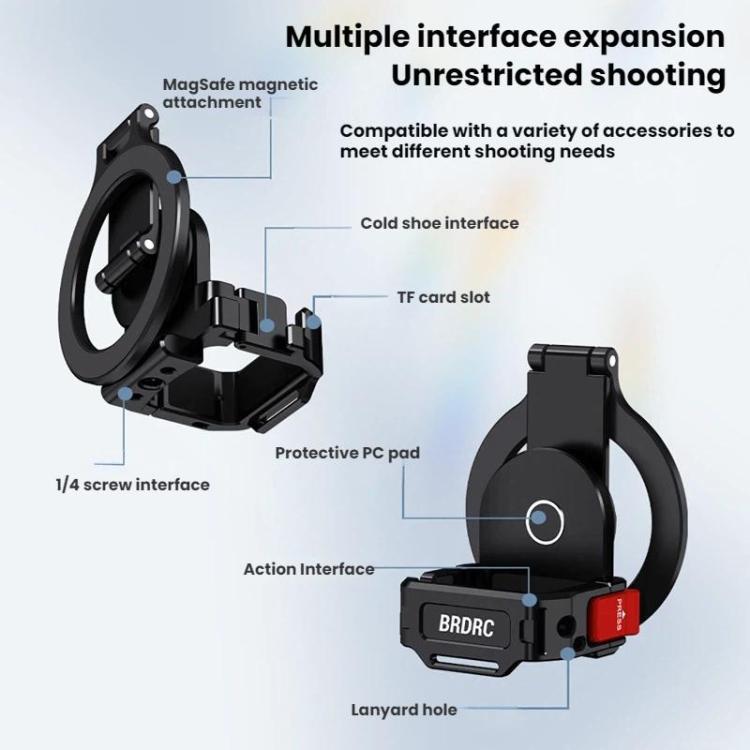 Magneettinen puhelinpidike ja kylmäkenkä Osmo Pocket 3:lle
