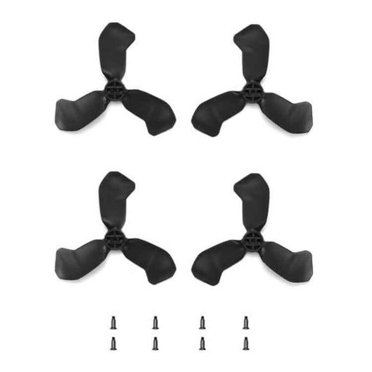 DJI Neo 2 Original Propellers med tre blad, svart färg, inklusive monteringsskruvar. Passar drönare i kategorin reservdelar och tillbehör.