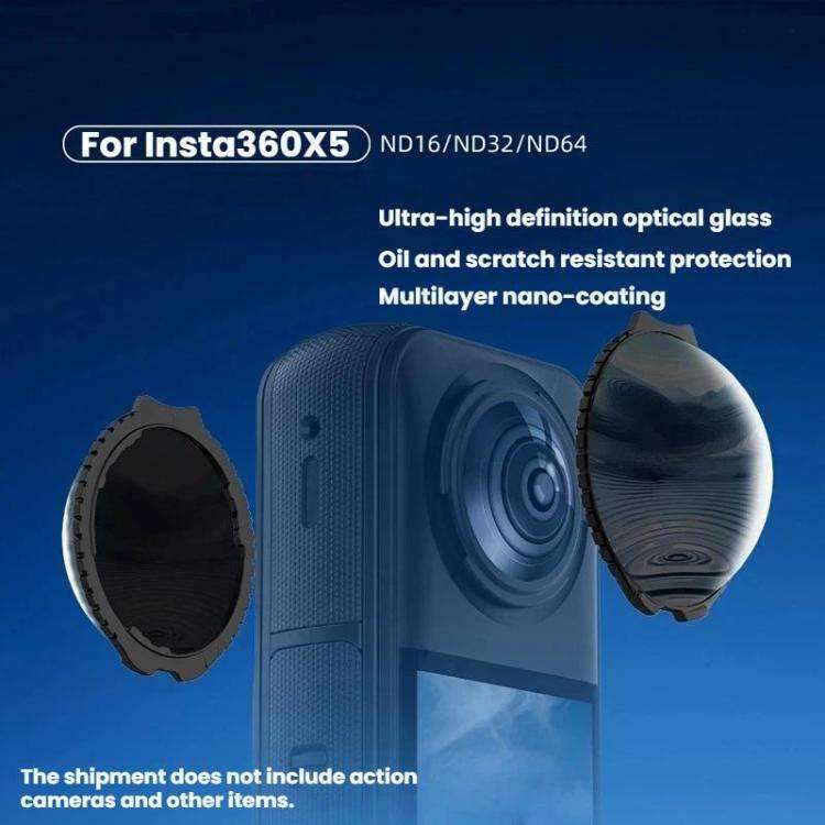 Insta360 X4 ND -suodin v1 ammattimaiseen kuvaukseen