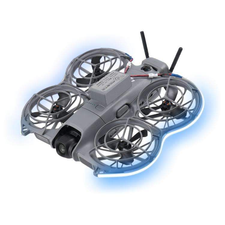 DJI Neo 2 LED list: effektiv belysning förbättrar drönaren.