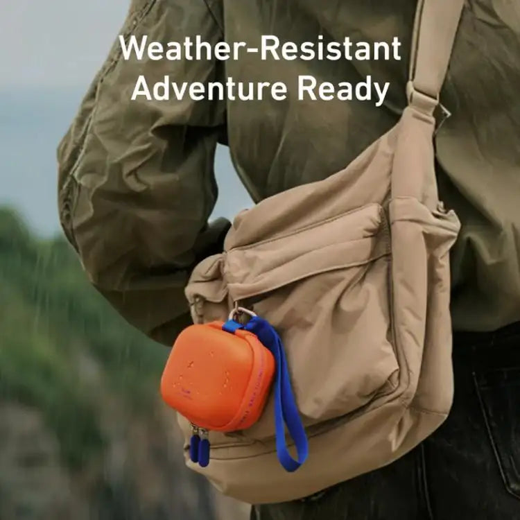 TELESIN Mini Hårdväska för actionkamera, skyddande fodral med rem.