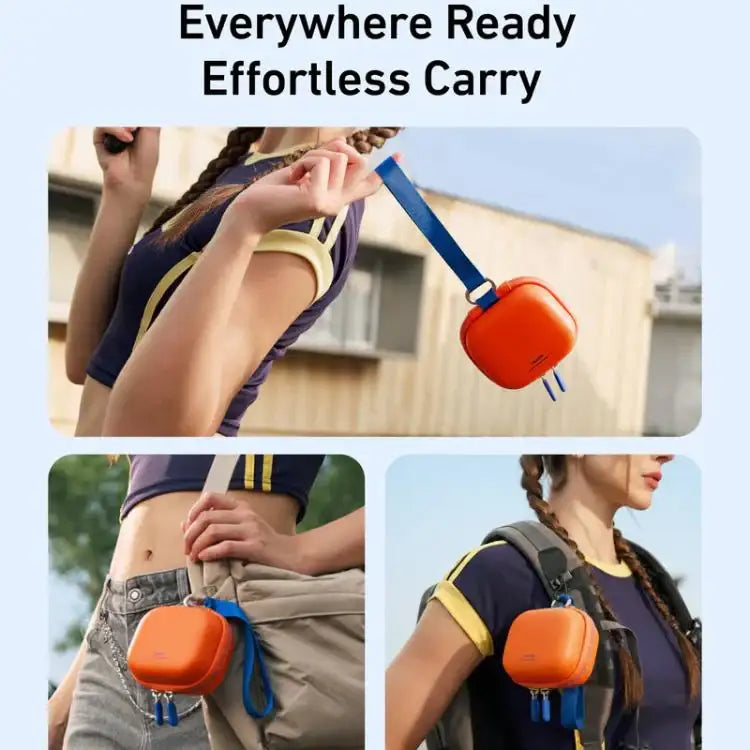 TELESIN Mini Hårdväska för Actionkamera & actionkamera strap. Skyddar kamera & tillbehör.