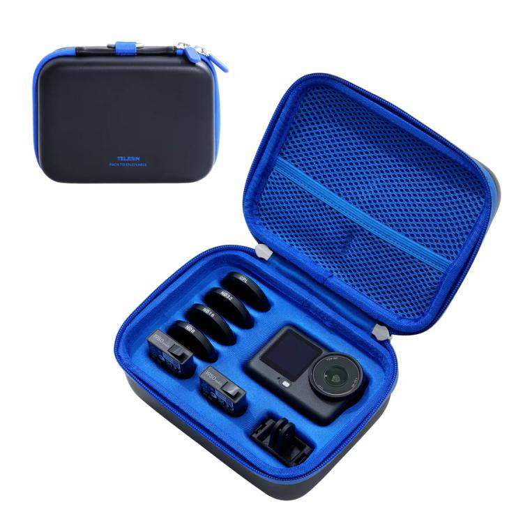 TELESIN DisAdv Medelhårt Skyddsfodral för Actionkamera. Robust & kompakt skydd på resan.