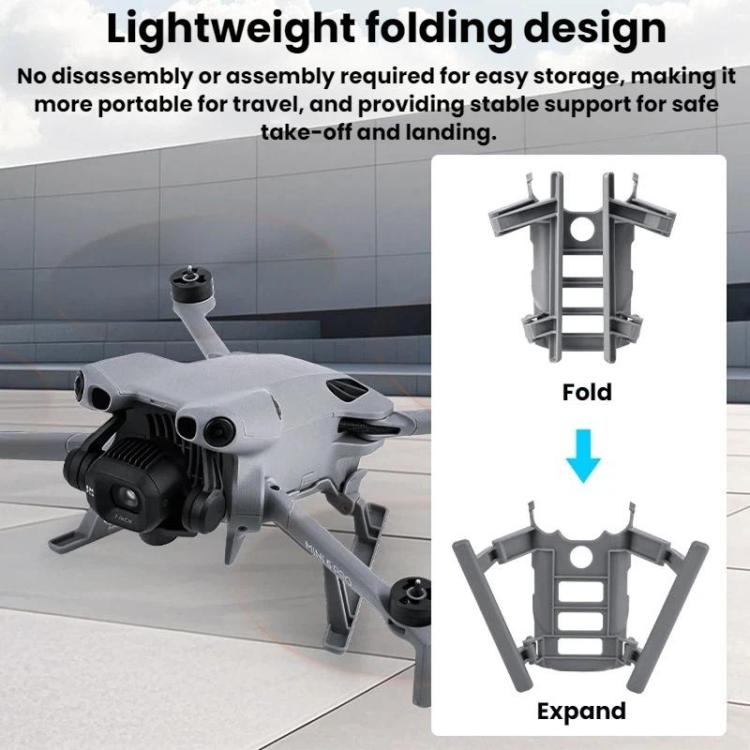 Förhöjt landningsställ BRDRC för DJI Mini 5 Pro, skyddar drönaren.