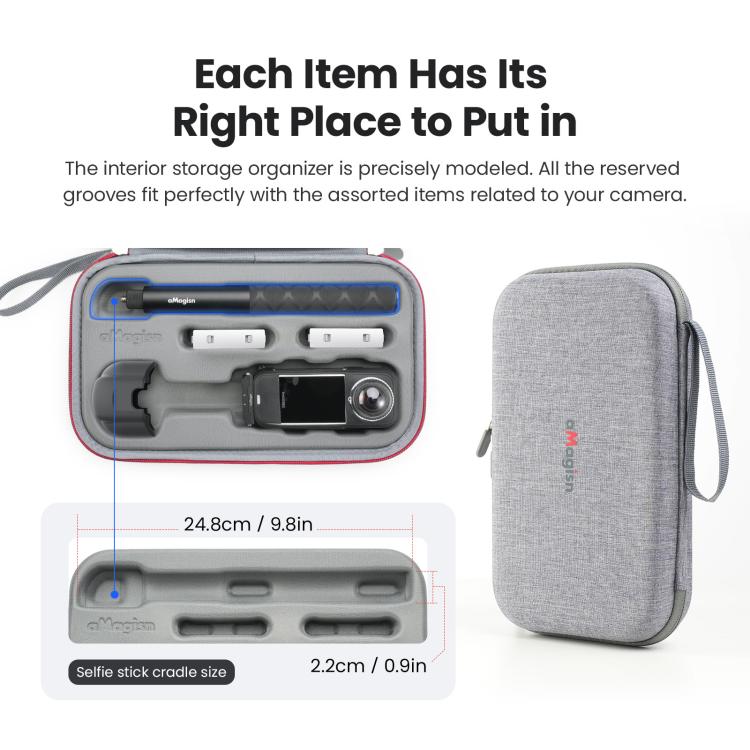 Insta360 X4 -kotelo v1 - Optimaalinen suoja Insta360 X4 -kotelolla