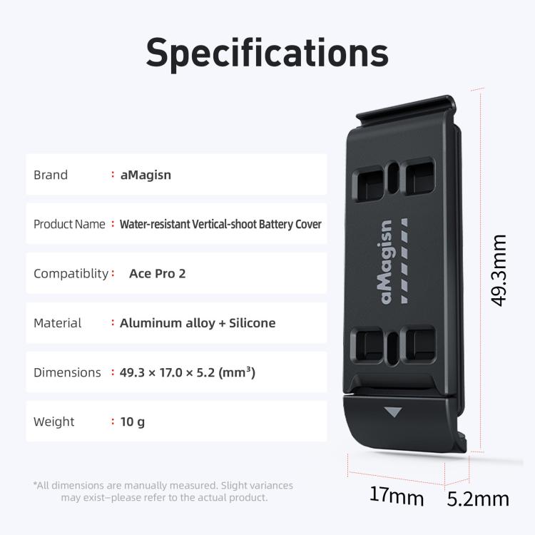 Insta360 Ace Pro pystysuora akkukansi