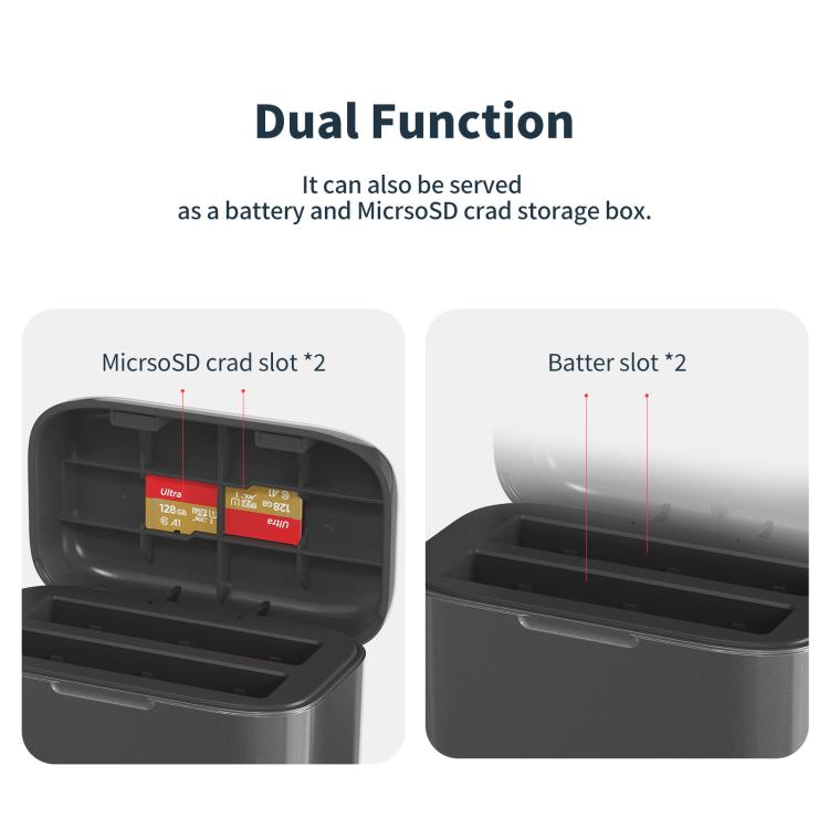 Insta360 X4 Air AMagisn - Insta360 X4:n latauskotelo nopeaan lataukseen