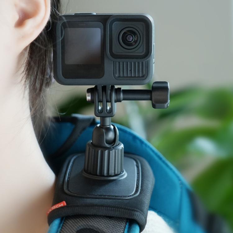 Yleismallinen olkahihnakiinnike pyörivällä pallonivelellä