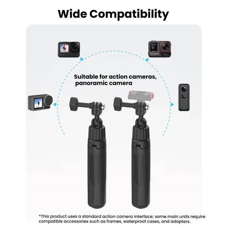 Stabilisera dina tagningar med ett Ministativ Actionkamera