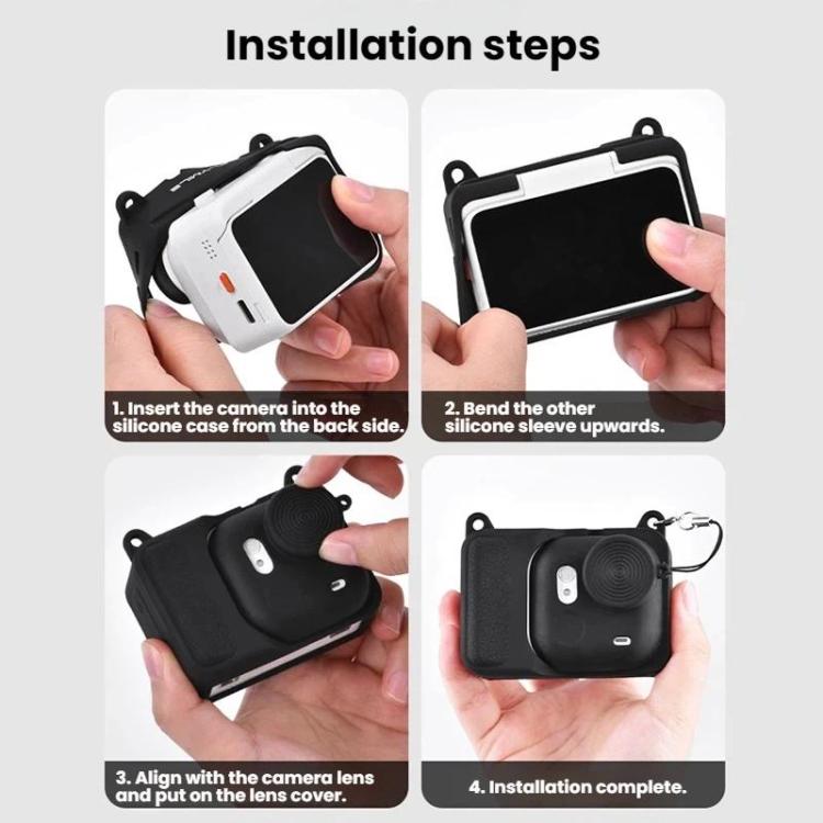 Insta360 Go -silikonikuori maksimaalisen suojan takaamiseksi