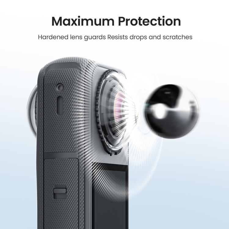 Insta360 X4 -linssinsuojus v1 optimaaliseen kameran suojaukseen