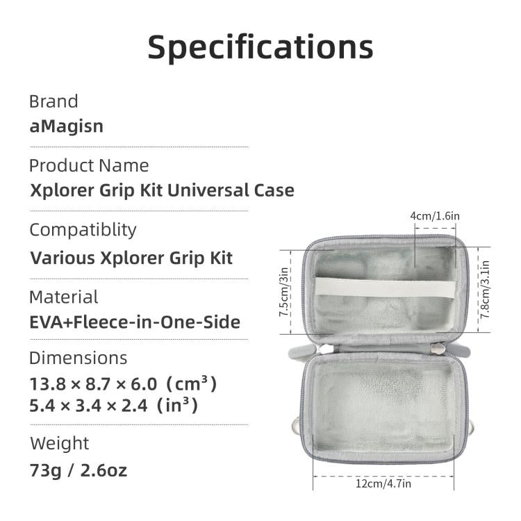 Actionkamera väska med axelrem för säker transport & enkel åtkomst. Slitstark och vattentålig design.
