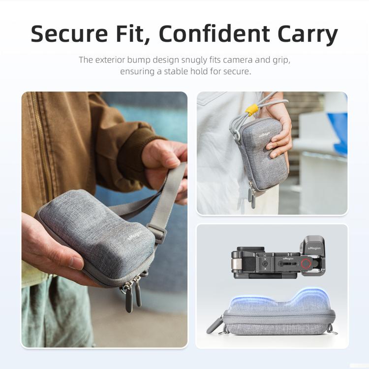 Actionkamera väska med axelrem - för säker och bekväm transport av din actionkamera.