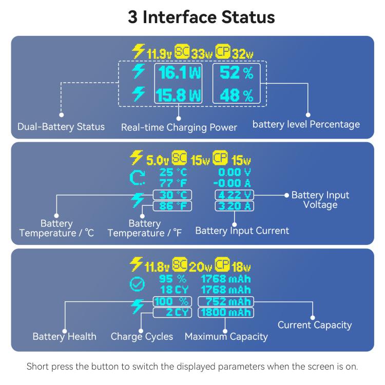 Insta360 X4 -latauskotelo v1 - Insta360 X4 -latauskotelo värinäytöllä