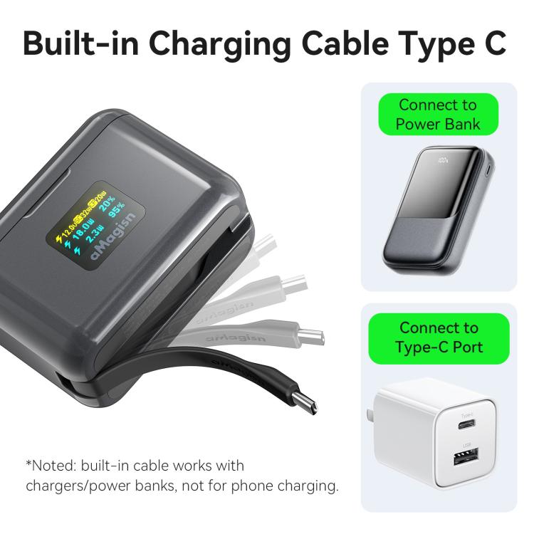 Insta360 X4 -latauskotelo v1 - Insta360 X4 -latauskotelo värinäytöllä