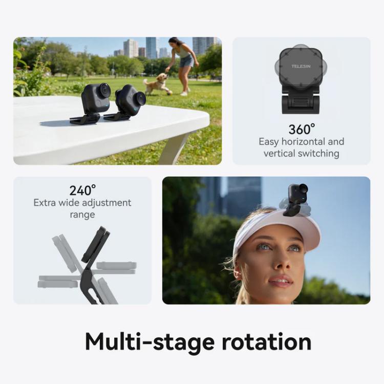 Insta360 Go -magneettinen teline ensimmäisen persoonan katselua varten