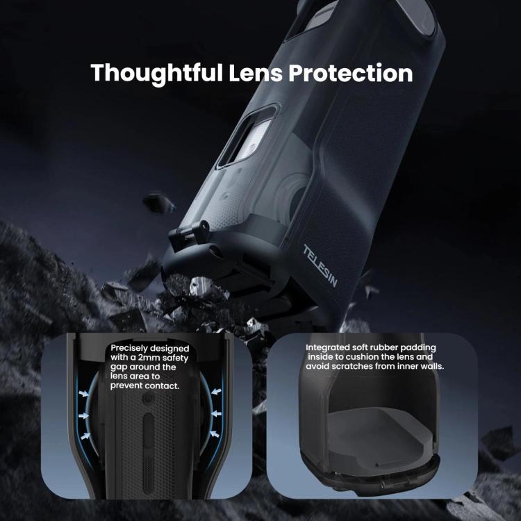 TELESIN-kahva ja jalusta Insta360 X4/X5:lle