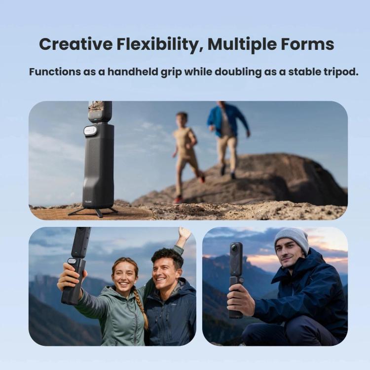 TELESIN-kahva ja jalusta Insta360 X4/X5:lle