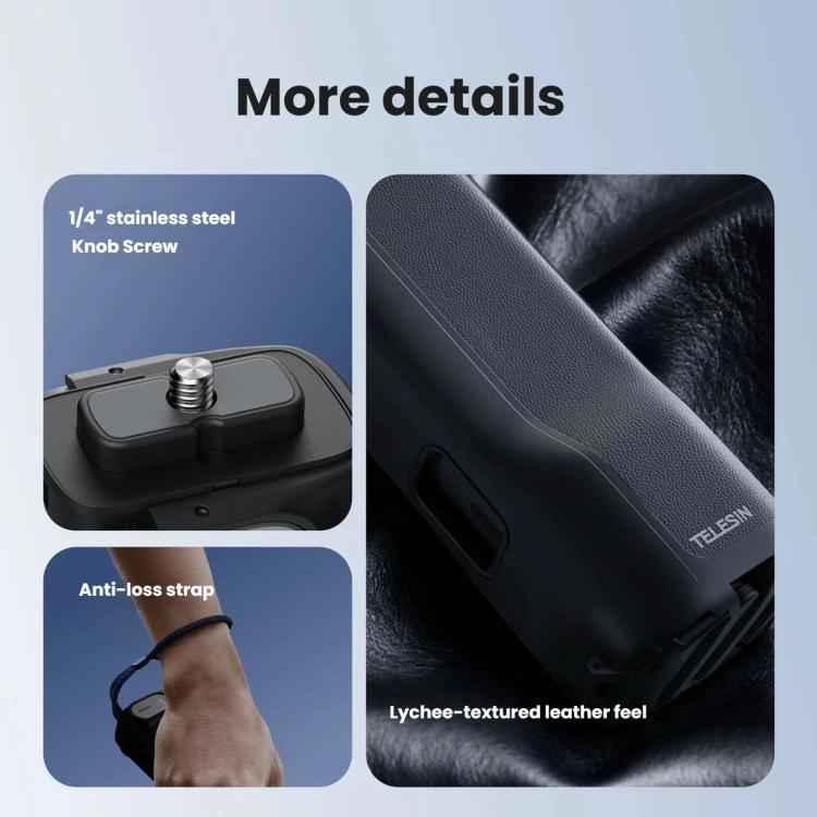 TELESIN-kahva ja jalusta Insta360 X4/X5:lle