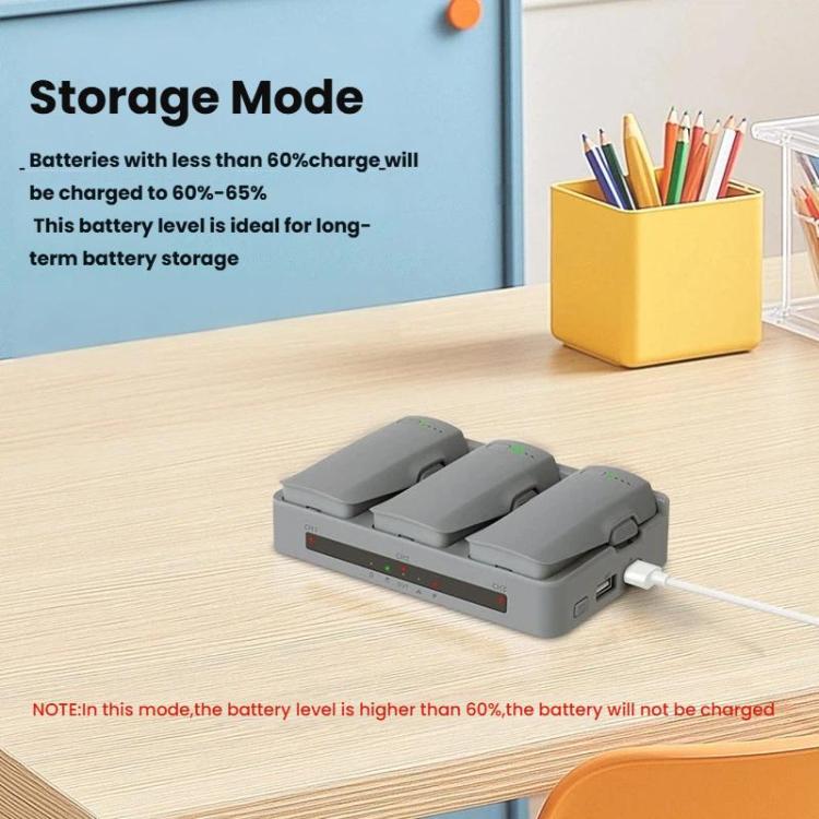 DJI Neo 2 Laddhubb 65W – Trippel Batteriladdare