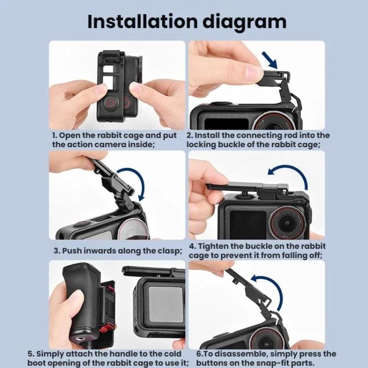 Flymile-kamerahäkki kahvalla DJI Osmolle