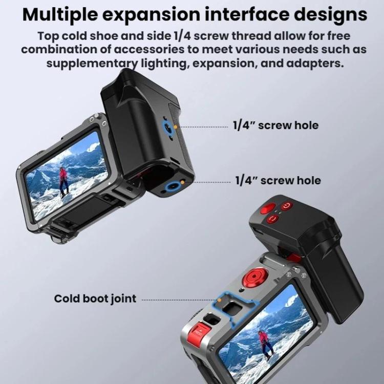 Flymile DJI magneettinen kamerakahva action-kameralle