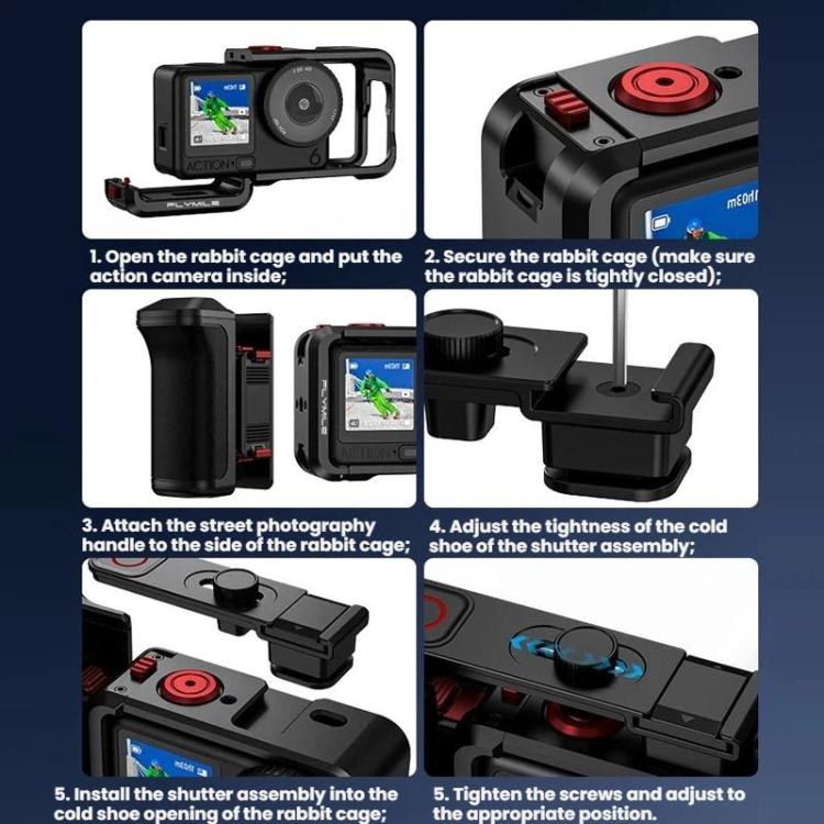 Magneettinen pikakiinnike Osmo Action 6:lle