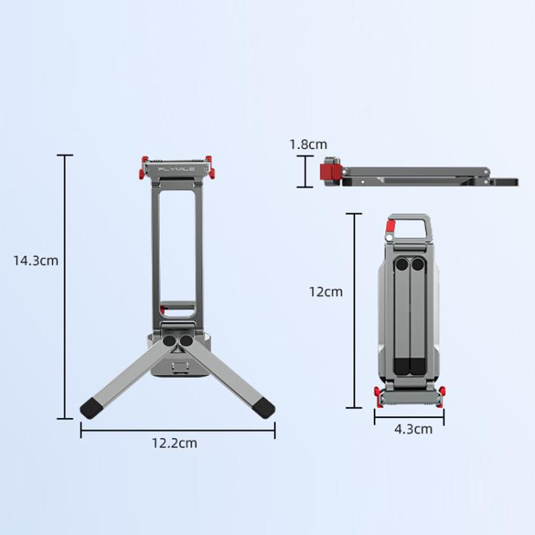 DJI Osmo Action 6 / Nano Flymile -kameralle tarkoitettu magneettinen pikakiinnitysjalustakiinnike ja karabiinihaka, AC6035