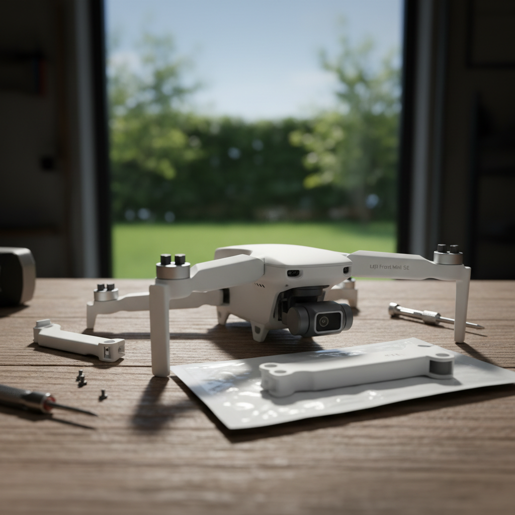 For DJI Mavic Mini SE Left Front Right Front Arm Repair Parts, Spec: Left Front (Produktbild (vinkel))