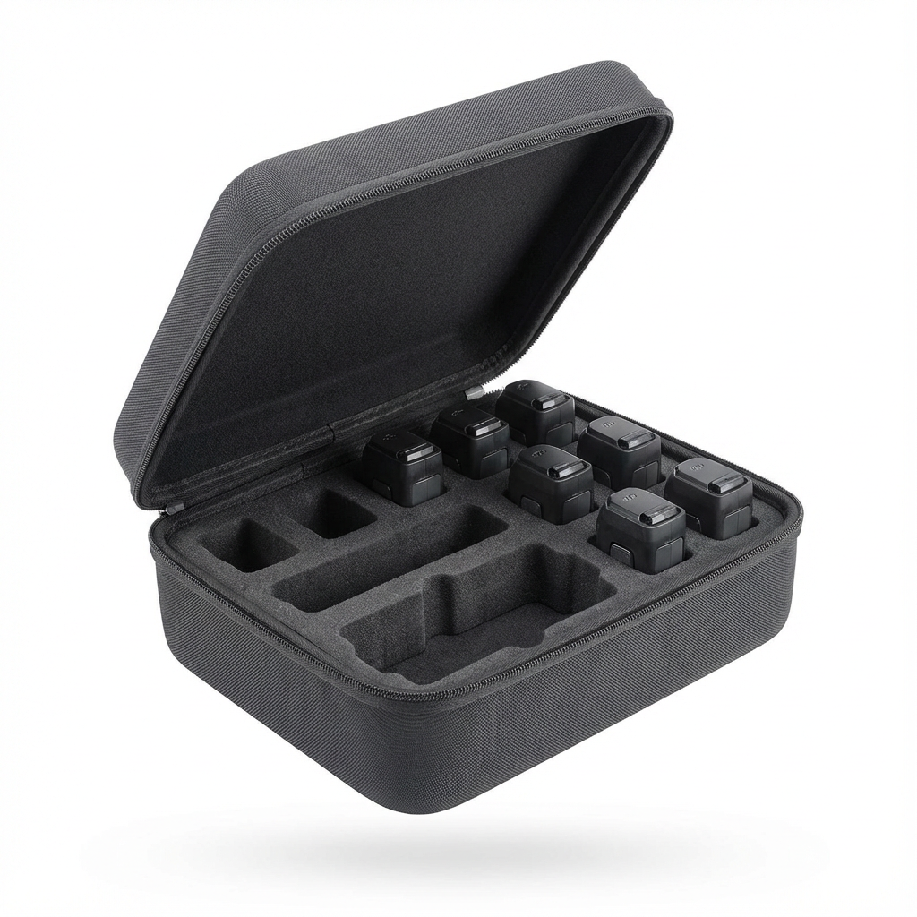 Väska / Skydd för batterier till DJI Spark (Produktbild (vit bakgrund))