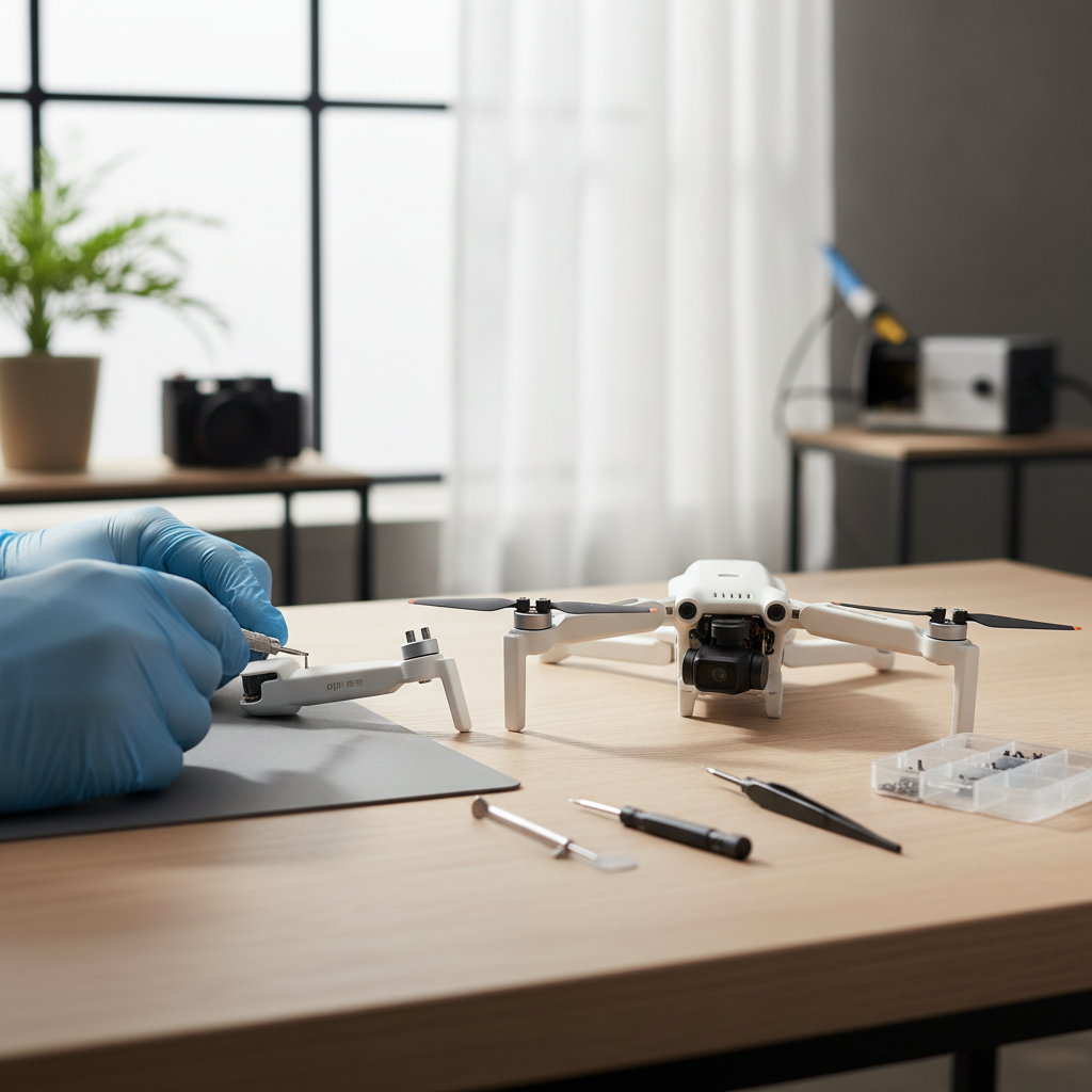 For DJI Mavic Mini SE Left Front Right Front Arm Repair Parts, Spec: Right Front (Produktbild (vit bakgrund))