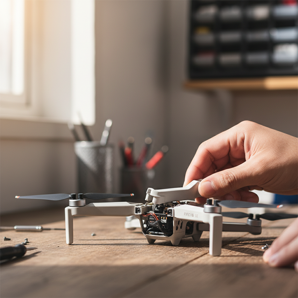 For DJI Mavic Mini SE Left Front Right Front Arm Repair Parts, Spec: Left Front (Detaljbild)